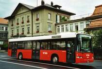 Busland, Koppigen Nr. 25/BE 122'014 Volvo/Hess (ex AAGK Koppigen Nr. 5) am 9. Juli 2009 Burgdorf, Bahnhof