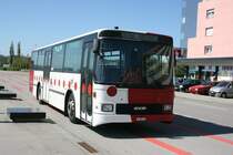 TPF, Fribourg, Nr. 28 (FR 300'312, NAW/Hess BU5-25, 1993) am 31.8.2009 in Romont, CO Gl�ne. 