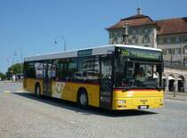 PostAuto Region Ostschweiz, PU Lienert & Ehrler AG, 8840 Einsiedeln: MAN N�313, SZ 70'167, am 10. September 2009 beim Klosterplatz in 8840 Einsiedeln
