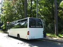 Mercedes Benz O 815 D Heckniederflur  Teamstar City  der Fa. Ernst Auw�rter im Einsatz der Stuttgarter Stra�enbahn an der Haltestelle  Stelle  als Buslinie 66 zum  Frauenkopf . Fahrgestell: Mercedes Benz Vario O 815-42 D mit 152 PS.

