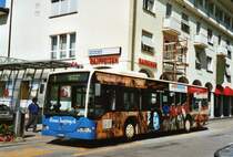 FART Locarno Nr. 25/TI 313'725 Mercedes Citaro am 20. Juli 2009 Ascona, Posta (mit Vollwerbung f�r das  Ascona Shoppping )