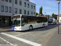 Hier ist ein Citaro zu sehen. Dieses Foto wurde am 11.09.2009 in Dudweiler auf dem Dudoplatz aufgenommen.