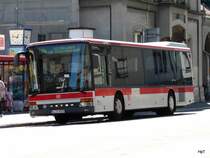 DB Bahn - Setra UL:A 9079 unterwegs auf der Linie 7934 als Schnellbus bei den Haltestellen vor dem Bahnhof in Konstanz am 31.08.2009