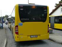 12.09.09,CITARO der EVAG Nr.4618 in Essen-Burgaltendorf Burgruine.
