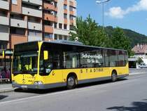 Citaro Nr 12 auf der Linie 5 vor dem Bahnhof am 18/08/09.