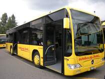 Citaro 72 Facelift, am Bahnhof Liestal. Aufnahme: 2009.