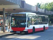 Mercedes-Benz O 530 II (Citaro Facelift) auf Betriebsfahrt am S-Bahnhof Harburg.