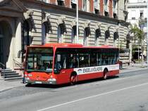 Stadtwerke Konstanz - Mercedes Citaro Nr.12  KN.C 1112 bei den Haltestellen gegen�ber dem Bahnhof in Konstanz am 31.08.2009