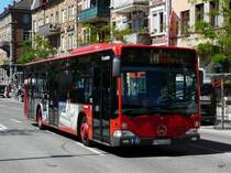 Stadtwerke Konstanz - Mercedes Citaro Nr.22  KN.C 1122 unterwegs in der Stadt Konstanz am 31.08.2009  ( Linienanschrift am Bus   Ich bin ein neuer Konstanzer   )