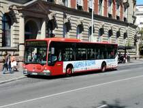 Stadtwerke Konstanz- Mercedes Citaro Nr.27  KN.C 1127 bei den Haltestellen gegen�ber dem Bahnhof in Konstanz am 31.08.2009