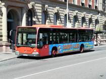 Stadtwerke Konstanz - Mercedes Citaro Nr.29  KN.C 1129 bei den Haltestellen gegen�ber dem Bahnhof in Konstanz am 31.08.2009
