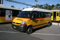 PU SAPJV, L'Isle, Nr. 55 (VD 454'063, Renault Master T35 dci135, 2007) am 14.9.2009 beim Bahnhof Cossonay.