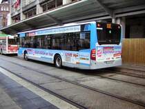 Ein mit Werbung gestalteter Citaro mit Werbung einer Sendung mit dem Namen Nightwash von Comedy Central, die im Saar Basar Saarbr�cken aufgezeichnet wurde.