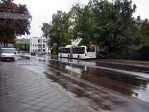Und wieder ein neuer Citaro Erdgasbus an der Haltestelle Betriebshof in Saarbr�cken Heuduckstra�e