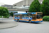 Im Sommer 2006 hatte ich das Gl�ck WSW Wagen 9009 MAN SL 202 am ZOB Hattingen f�r die Nachwelt festzuhalten. 
Der Bus ist 2006 ausgebrand.
