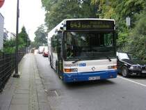 Bus 0552 auf Linie 643 zur Kirchlichen Hochschule H�he Schlieperstra�e (oder kurz gesagt: Alle R�der stehen still, wenn die WSW es will)