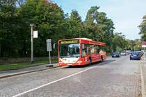 LOS P46 auf Stadtlinie 454 Eisenh�ttenstadt am 07.09.09