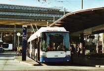 VBL Luzern Nr. 203 Hess/Hess Gelenktrolleybus am 15. August 2009 Luzern, Bahnhof