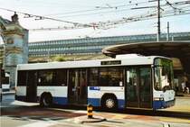 VBL Luzern Nr. 614/LU 202'614 Scania/Hess am 15. August 2009 Luzern, Bahnhof
