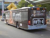 Auf diesem Foto ist einer der neuen Citaro Busse zu sehen. Das Foto wurde in Saarbrcken am Hauptbahnhof aufgenommen. Die Aufnahme des Fotos war der 21.09.2009.