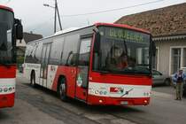 CJ, Tavannes, Nr. 114 (BE 260'052, Volvo 8700LE/B12BLE-5200, 2005) am 21.9.2009 in Glovelier.