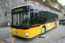 PU Stucki, Porrentruy, Nr. 25 (JU 1'916, MAN Lion's City M / A35, 2006) am 21.9.2009 in St-Ursanne.