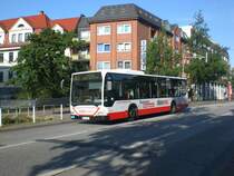 Mercedes-Benz O 530 I (Citaro) auf der Linie 143 nach Hittfeld,Burg Seevetal am S-Bahnhof Harburg Rathaus.