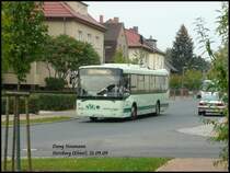 EE NV 40 auf der Linie 522 nach Schlieben. Hier in Herzberg.