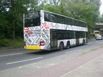 MAN Lion's City DD (Doppelstock) auf der Linie X21 am U-Bahnhof Jakob-Kaiser-Platz. 