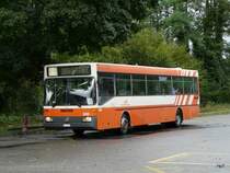 TPG - Mercedes O405 Bus Nr.588  GE 96033  bei der Haltstelle auf dem Bahnhofplatz vom Bahnhof La Plain am 04.09.2009