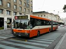 TPG - Mercedes O 405 G  Bus Nr.265 GE 96500 unterwegs auf der Linie 29 in der Stadt Genf am 04.09.2009