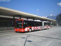 Nr. 54 (GR 155 854) am 22.9.09 beim Bhf. Chur auf der Linie 4.