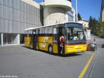 Neoplan Euroliner N316 GR 159 307 (Regie Davos) am 22.9.09 beim Bhf. Davos Platz. Dieser Neoplan wird danach das Landwassertal hinunter fahren bis Alvaneu. Ab dort geht es wieder hinauf in die Lenzerheide, wo Anschluss nach Chur besteht.