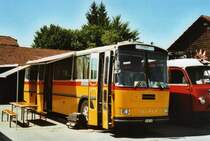 Baumann, Horgenberg ZH 586'524 Saurer/Tscher RH (ex P 24'226) am 15. August 2009 Zug, Wohnbustreffen