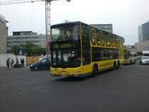 MAN Lion's City DD (Doppelstock) auf der Linie M49 am S+U Bahnhof Zoologischer Garten.