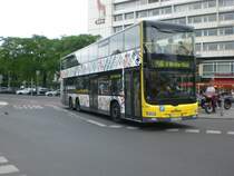 MAN Lion's City DD (Doppelstock) auf der Linie M46 nach U-Bahnhof Bitz-Sd am S+U Bahnhof Zoologischer Garten.