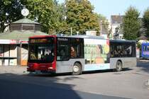 Rheinbahn 7550 in Ratingen Mitte auf der Linie 759 am 25.9.2009
Werbung: Austrian