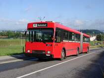 Bernmobil Nr. 287/BE 419'287 Volvo B10M am 18. Juni 2008 bei der Fahrt auf die Rti in Ostermundigen.