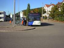 Auf diesem Foto ist ein Solaris Urbino zu sehen. Der Bus gehrt der Firma Baron Reisen.Das Bild wurde am 25.09.2009 in Brebach aufgenommen.