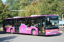 Hermsdorf Reisen 9211 auf der Linie 773 an S-Bahnhof Ratingen Ost.
26.9.2009