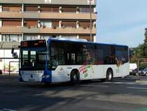 Drei Linien werden in Saarburg betrieben. Der Citaro K Nr 099170 am 24/09/09.