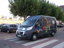 Dieser Fiat Ducato wird auf die 6 Rufbus Linien eigesetzt.