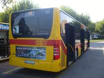 BLT Mercedes Citaro Facelift Nr. 71 (2008) im Herbst 2009 am Bahnhof in Muttenz.