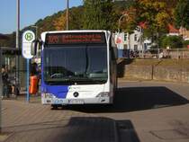 Auch hier ist ein Citaro zu sehen. Die Aufnahme  des Fotos war am Brebacher Busbahnhof.