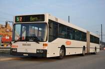 BSU, Solothurn Nr. 57/SO 66'477 Mercedes O405 GN am 29. September 2009 als Bahnersatzbus in Fraubrunnen.