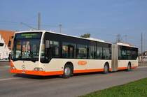 RBS, Worblaufen Nr. 33/BE 618'033 Mercedes Citaro (ex TPL Lugano Nr. 25) am 29. September 2009 als Bahnersatzbus in Fraubrunnen.
