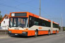 BSU, Solothurn Nr. 56/SO 66'866 Mercedes O405 GN am 29. September 2009 als Bahnersatzbus in Fraubrunnen.
