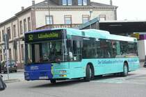 Schlsselbus Offenburg  KA SB 289 auf der Linie S 2 Windschlg.
Offenburg HBF 7.7.2009