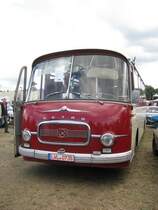 Omnibus SETRA ... aus dem Landkreis Ludwigslust beim 8. Oldtimertreffen Hagenow 30.08.2009