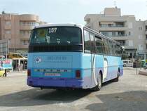 24.09.09,SETRA als Schulbus zur Cala Tarida in Sant Antoni de Portmany auf Ibiza.